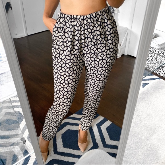 ๐ค VERO MODA BLACK TAN LOOSE HIGH WAIST PANTS! - Picture 4 of 8